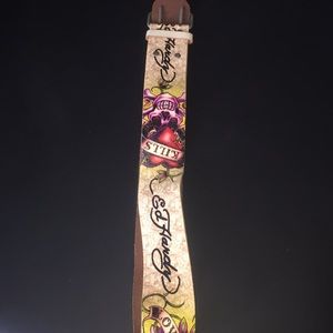 Ed Hardy leather belt